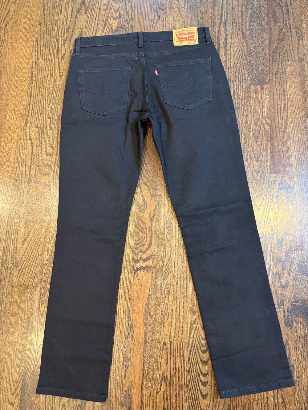 Levi's Black Slim Straight Men's Jeans 511 36x34